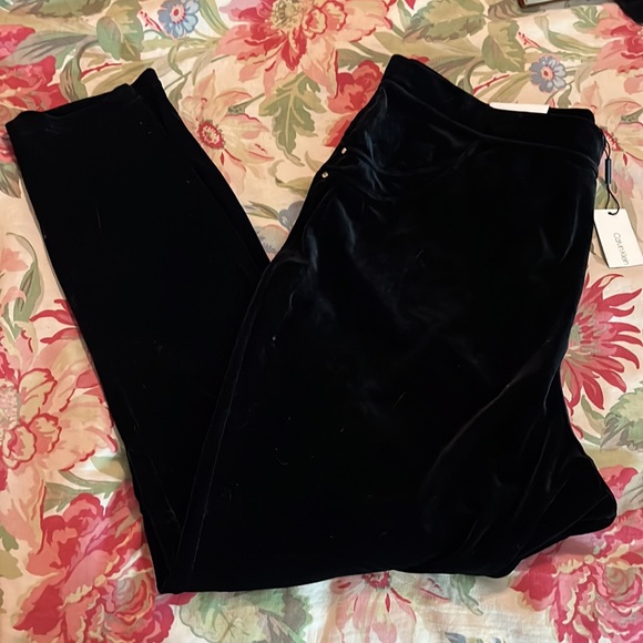 CALVIN KLEIN Size 3X PullOn Pant Modern Legging Contour SlimLeg Stretch $139 NEW - Picture 6 of 16